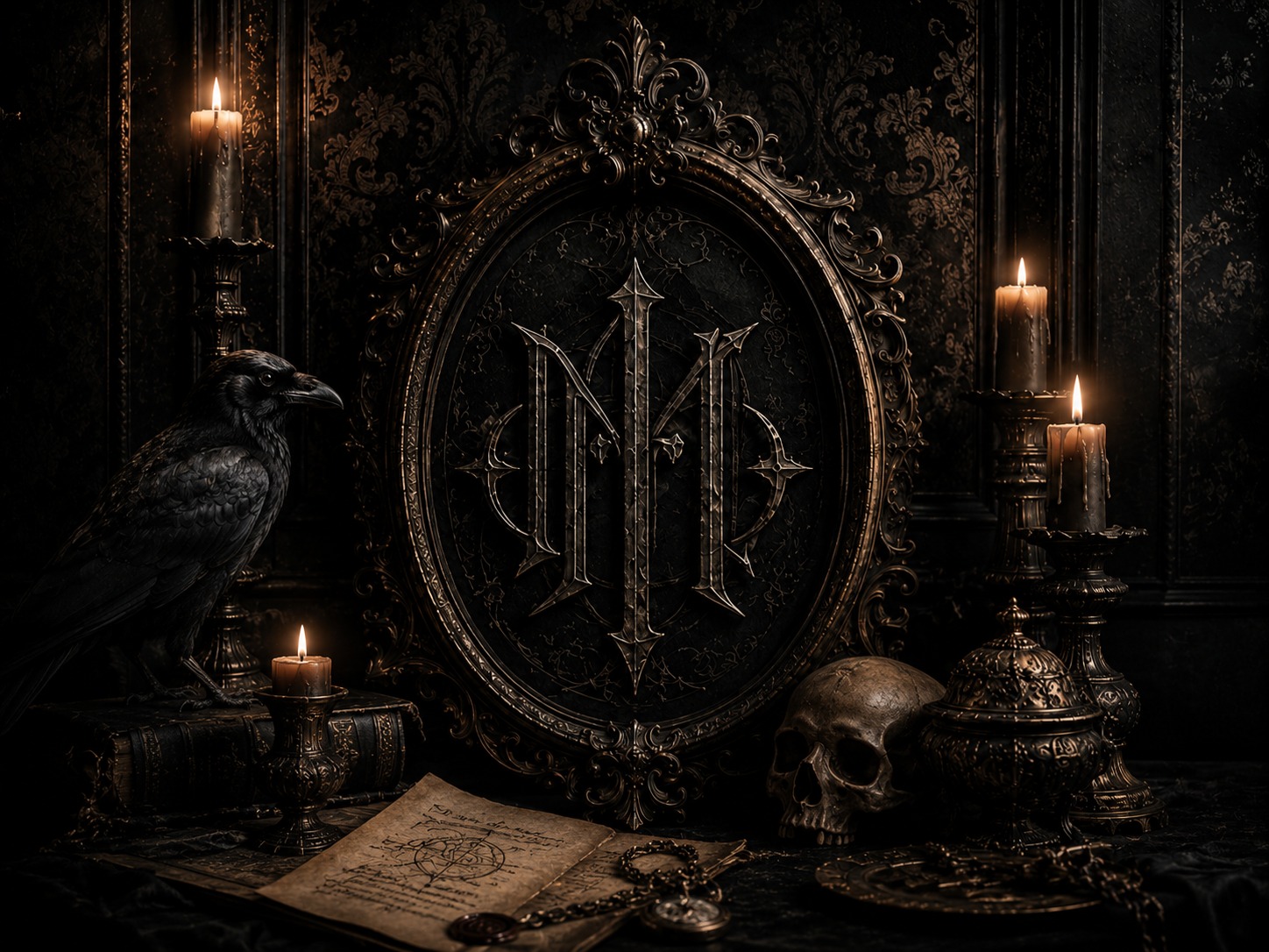 Dark gothic architecture
