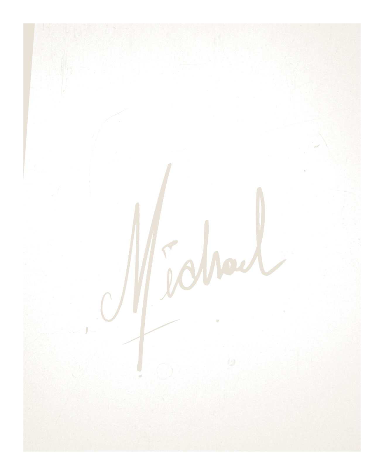 Michael handwritten signature